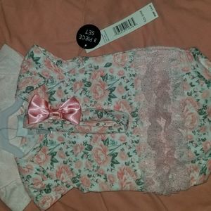 3 piece onesie set